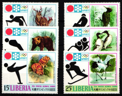 Liberia 810-815 Postfrisch Olympische Spiele #IR612 - Autres & Non Classés