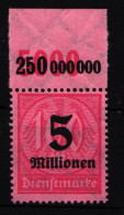 Deutsches Reich Dienst 98 P OR Postfrisch #IR667 - Service
