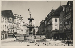 71555295 Steyr Enns Oberoesterreich Stadtplatz Brunnen Steyr - Autres & Non Classés