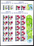 Gibraltar 1050-1053 Postfrisch Kleinbogensatz / Blumen #JH629 - Gibraltar