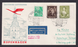DDR Flugpost Brief Air Mail Berlin Toller SST Berliner Festtage Lufthansa LH 200 - Brieven En Documenten