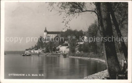 71555221 Ottensheim Uferpartie An Der Donau Schloss Ottensheim - Autres & Non Classés