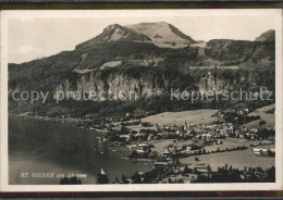 71545508 St Gilgen Salzkammergut Panorama Am Abersee Alpengasthof Weisswand Lans - Altri & Non Classificati