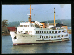 AK Passagierschiff MS Habicht II  - Paquebots