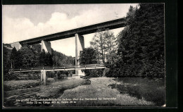 AK Die Grösste Reichsautobahnbrücke In Sachsen über Das Muldental  - Autres & Non Classés