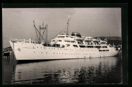 AK Passagierschiff Ciudad De Burgos Im Hafen  - Steamers