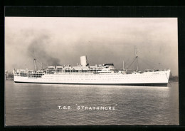 AK Passagierschiff TSS Strathmore Vor Anker  - Steamers