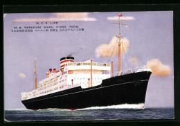 AK Passagierschiff MS Terukuni Maru N.Y.K. Line  - Steamers