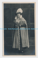 C004774 Woman. Flowers. Hat. Cape. Fred Gegg. Evesham - World