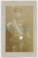 C004775 Man With Music Instrument In His Hands. Uniform. 1906 - World