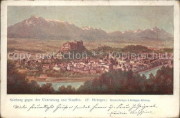 71545317 Salzburg Oesterreich Mit Festung Hohensalzburg Untersberg Und Stauffen  - Autres & Non Classés