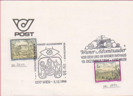 Karte 1990 - Mi 2006+1967 (1) : Freimarke : Stifte Und  Klöster In Österreich , SST 1097 + 1150 Wien - FDC