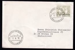 POSTED ON BOARD SESSANLINJEN MS PRINSESSAN BIRGITTA 17.5.75 Auf Brief - Other & Unclassified