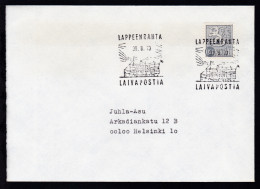 LAPPEENRANTA LAIVAPOSTIA 30.8.73 Auf Brief - Autres & Non Classés