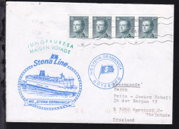 Maschinenstempel Göteborg 8.4.87 + Cachet Jungfernreise MS Stena Germanica  - Other & Unclassified