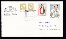 HELSINKI HELSINGFORS TRAVEMÜNDE HELSINKI HELSINGFORS FINNJET 13.3.92 +  Cachet - Other & Unclassified