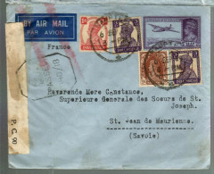 80752 -  KAMPTEE  Par Avion Pour La France - 1936-47 Roi Georges VI