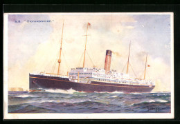 AK Passagierschiff SS Oxfordshire  - Steamers