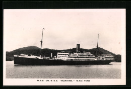 AK Passagierschiff S.S. Ruahine In Ruhiger See  - Paquebots