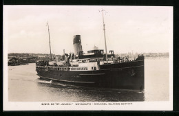 AK Passagierschiff SS St. Julien Auf See  - Steamers