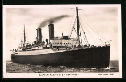 AK Passagierschiff SS Montrose, Canadian Pacific  - Steamers