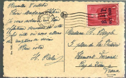 80753 -  Avec Surcharge B.I.T. / OCT  1930 - Covers & Documents