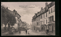 CPA Saarburg /Lothr., Langestrasse Et Fontaineplatz  - Sonstige & Ohne Zuordnung