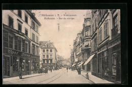 CPA Mülhausen I. E., Blick In Die Wildemannstr.  - Other & Unclassified