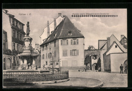 CPA Colmar I. E., Partie Beim Rösselmann-monument  - Colmar