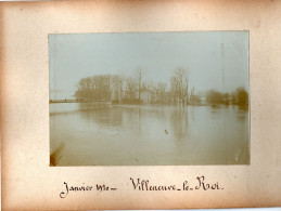 2 Photos - Villeneuve-St-George & Villeneuve-Le-Roi (94) - Inondations De 1910 - Villeneuve Saint Georges