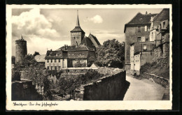 AK Bautzen, Fischerpforte Mit Michaeliskirche Und Alte Wasserkunst  - Bautzen