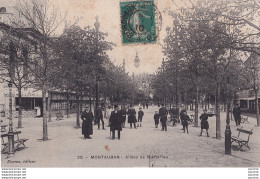 J16-82) MONTAUBAN - ALLEES DE MORTARIEU - ( ANIMEEE - HABITANTS ) - Montauban