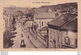 J16-15) AURILLAC  (CANTAL) PERSPECTIVE DE L ' AVENUE DE LA  REPUBLIQUE   - ( 2 SCANS ) - Aurillac