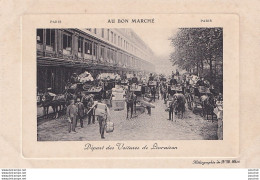 J15-75) PARIS (VII°) AU BON MARCHE - DEPART DES VOITURES DE LIVRAISON  -  ( 2 SCANS ) - Arrondissement: 07