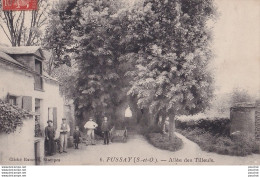 J14-91) PUSSAY - ALLEE DES TILLEULS - ( ANIMEE - HABITANTS - 2 SCANS ) - Other & Unclassified