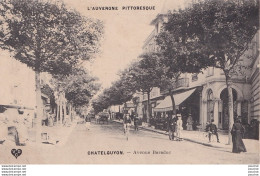 J13-63) CHATELGUYON ( L'AUVERGNE PITTORESQUE) AVENUE BARADUC - ( ANIMEE - 2 SCANS ) - Châtel-Guyon