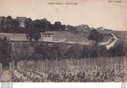 J10-69) FLEURIE (RHONE) POINT DU JOUR  - ( VIGNOBLE - 2 SCANS ) - Autres & Non Classés