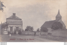 27) DROISY (EURE) PLACE DE LA MAIRIE - CARTE PHOTO GUILLEMINOT , PARIS - ( ANIMEE - HABITANTS - 2 SCANS ) - Altri & Non Classificati