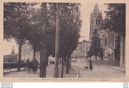 J7-16) ANGOULEME - PROMENADE DU REMPART DESAIX ET LA CATHEDRALE  - ( ANIMATION - 2 SCANS ) - Angouleme