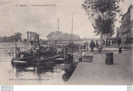 J6-34) AGDE (HERAULT) TORPILLEURS DANS LE PORT - ( BATEAUX DE GUERRE )  - Agde