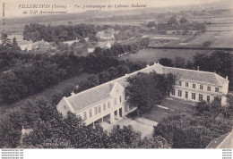 89) VILLEBLEVIN (YONNE) VUE AERIENNE DES COLONIES SCOLAIRES DU 12° ARRONDISSEMENT - 2 SCANS - Villeblevin