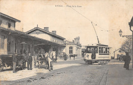 88-EPINAL-PLACE DE LA GARE-TRAMWAY-N 6011-C/0121 - Epinal