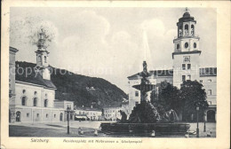 71544744 Salzburg Oesterreich Residenzplatz Mit Hofbrunnen Glockenspiel Hellbrun - Otros & Sin Clasificación