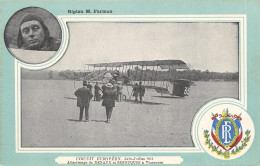 94-VINCENNES-BIPLAN M FARMAN-ATTERRISSAGE-N 6011-B/0055 - Vincennes