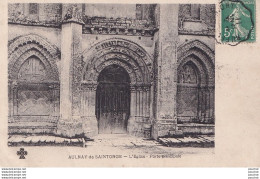 J21-17) AULNAY DE SAINTONGE - L ' EGLISE - PORTE PRINCIPALE - Aulnay