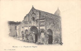 16-RUFFEC-FACADE DE L EGLISE-N 6011-D/0005 - Ruffec