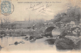 23-SAINT GEORGES LA POUGE-PONT DU PUY CHALARD-N 6012-C/0159 - Other & Unclassified