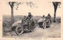 10-MAILLY LE CAMP-SIDE CAR EN RECONNAISSANCE-N 6012-C/0041 - Mailly-le-Camp