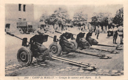 10-MAILLY LE CAMP-GROUPE DE CANONS ANTI CHARS-N 6012-C/0033 - Mailly-le-Camp