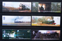 INGLATERRA - IVERT 2512/17 NUEVOS ** TRENES Y LOCOMOTORAS - Unused Stamps